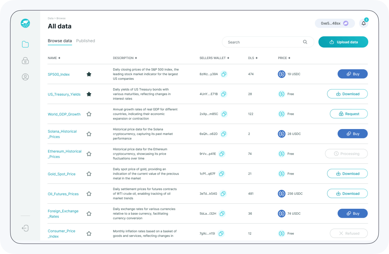 Fishnet marketplace preview